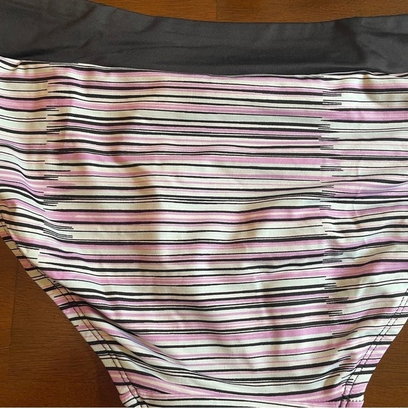 soybu Women Swimwear Black Amalfi Band Stripe Bikini Bottom - Picture 7 of 12